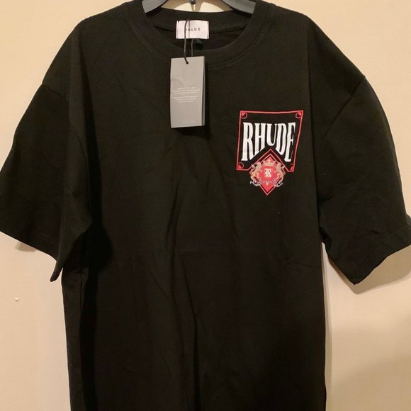 Rhude Black Graphic T-Shirt - Picture 4 of 9